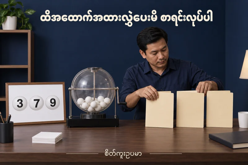 ဆုလက်ခံရန် ထီအထောက်အထားမူရင်း လွှဲမပေးမီ ဘာကိုသိမ်းထားရမလဲ — စိတ်ကူးထီဆိုင်ရာ သရုပ်ဖော်ပုံ။
